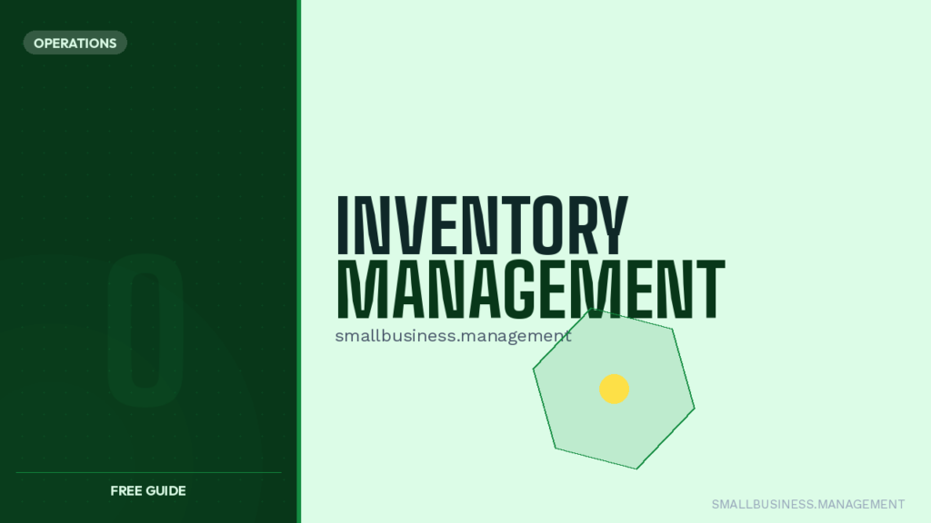 Inventory Management for Small Business: The Stock Problem T