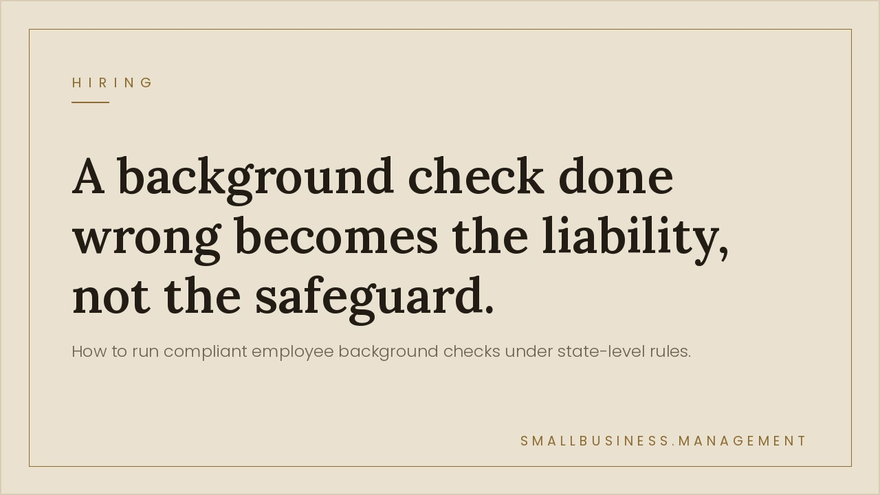 Criminal Background Check for Employees