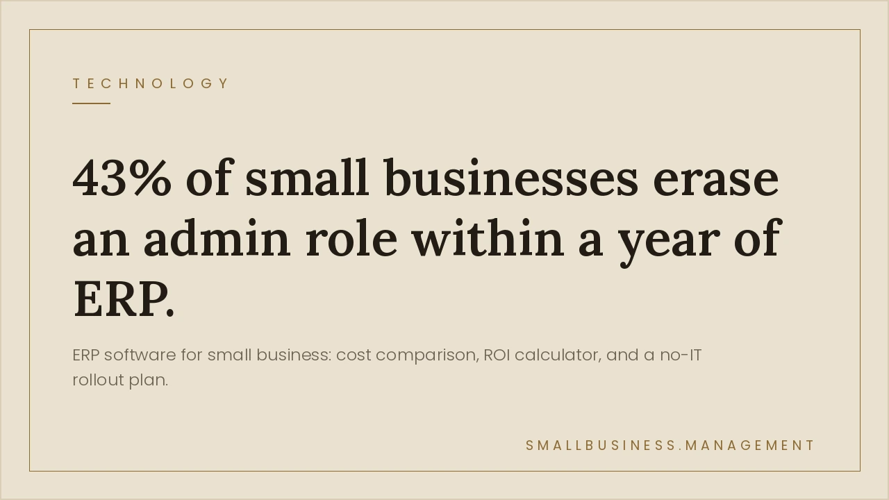 ERP Software for Small Business: When You’ve Outgrown QuickBooks and Spreadsheets